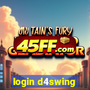 login d4swing